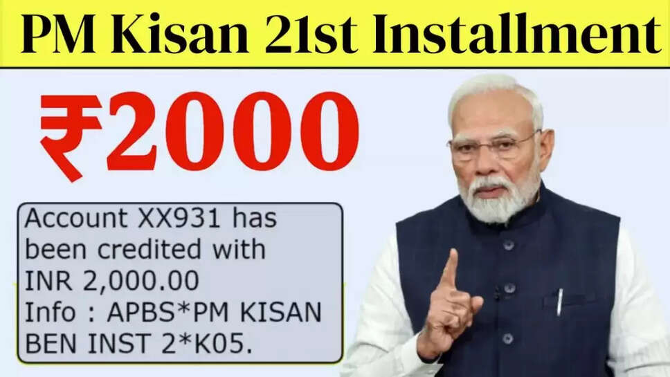 Pm Kisaan 21st installment